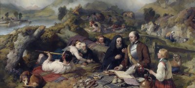 Rent-Day in the Wilderness by Edwin Landseer